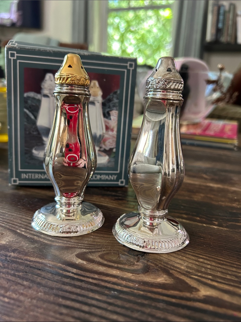 Silver Plated Salt and Pepper Shakers